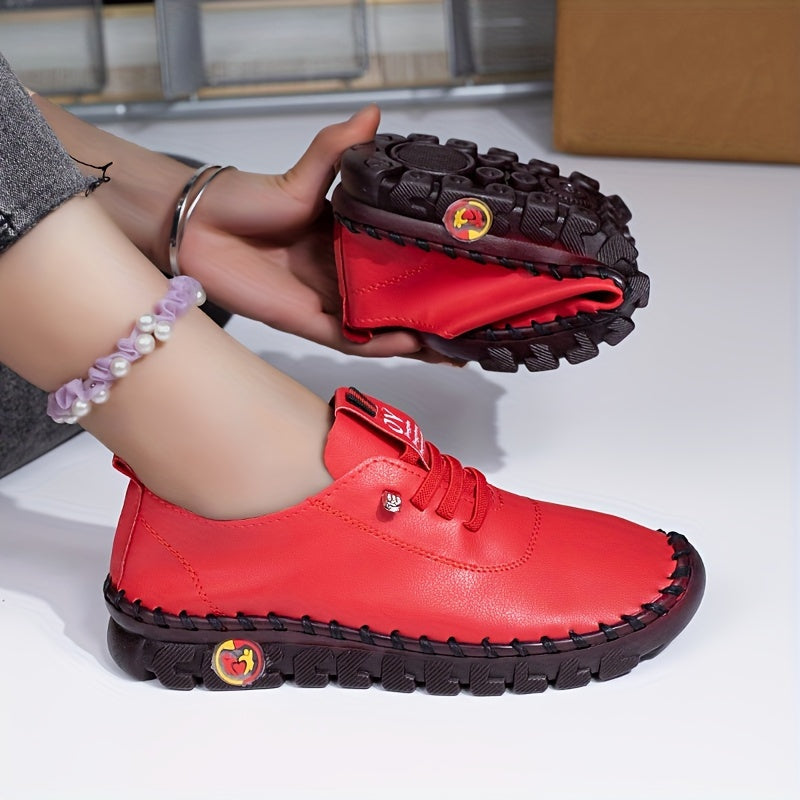 Women's Flat Sneakers Soft Sole Casual Walking Shoes Plus Size