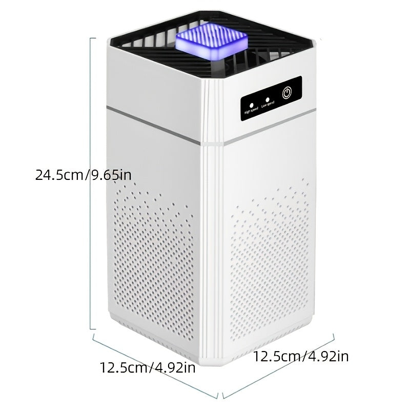 USB-Powered Air Purifier for Home and Car Smoke Odors Pet Stench Compact