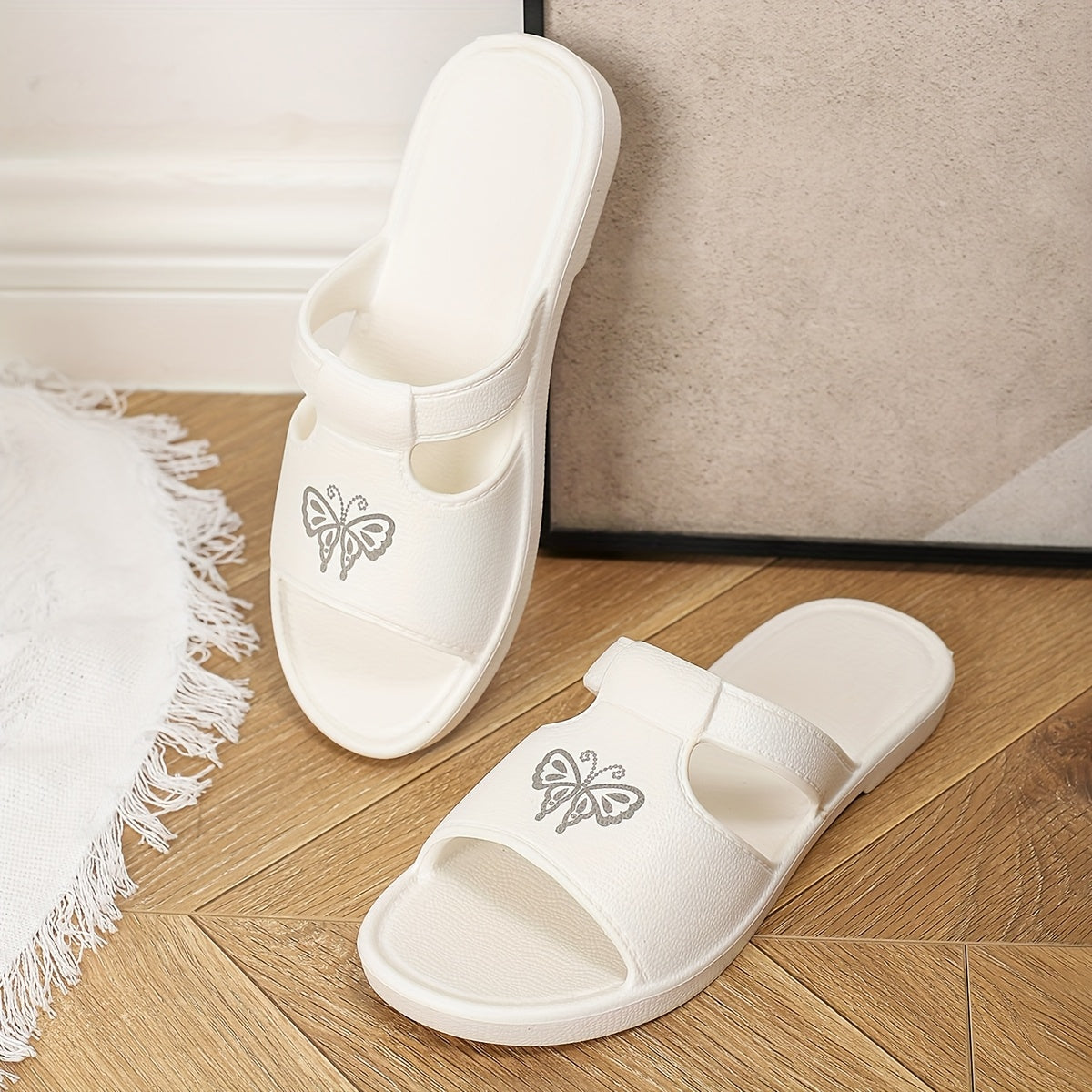 Women's EVA Flat Bottom Slippers Indoor Outdoor Lightweight Cartoon Summer