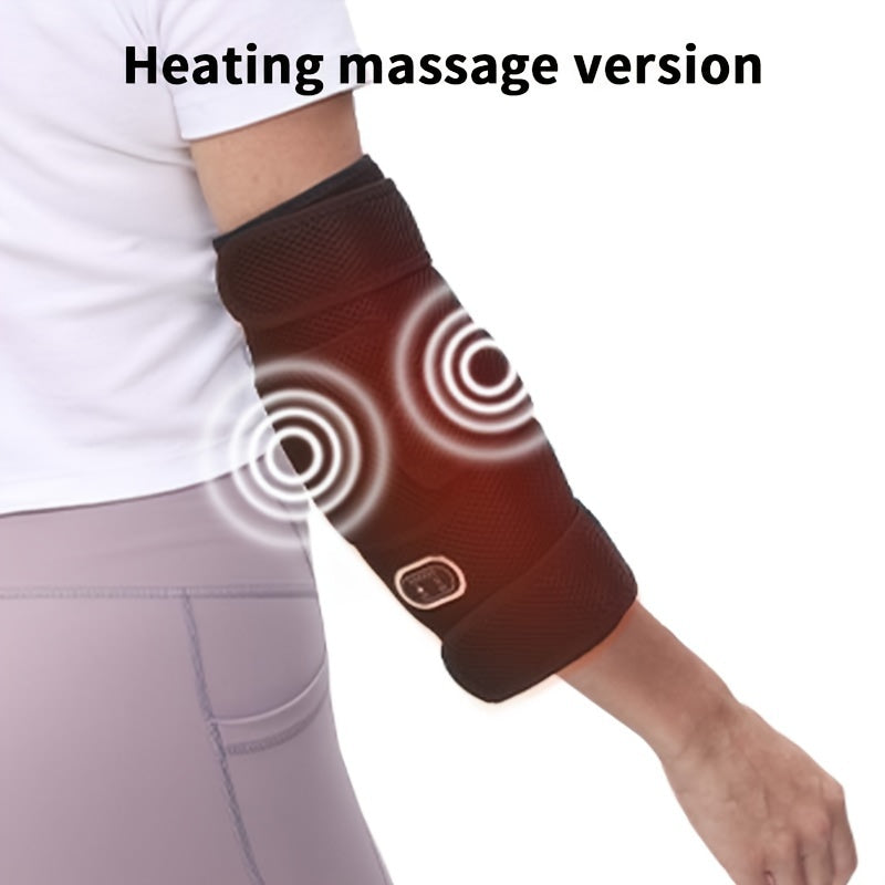 Masajeador de codo con calefacción USB portátil para hombres y mujeres, relajante calor y alivio de las articulaciones