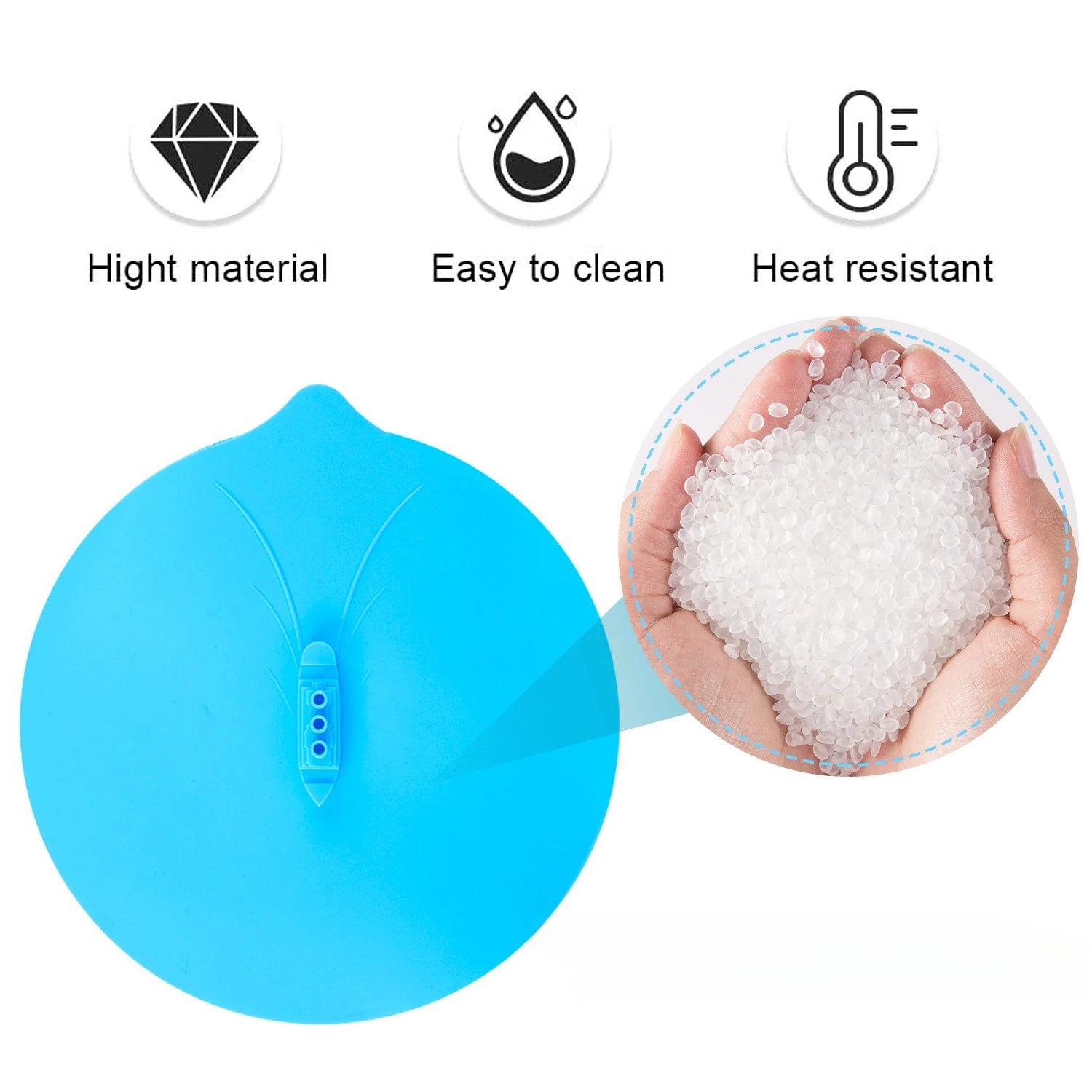 Tapa de microondas con ventilación de vapor, material PC, frescura de alimentos, cocina