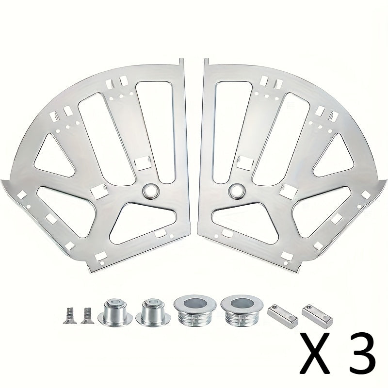 Stainless Steel Under Bed Shoe Rack 3 Tiers Space-Saving Metal Organizer