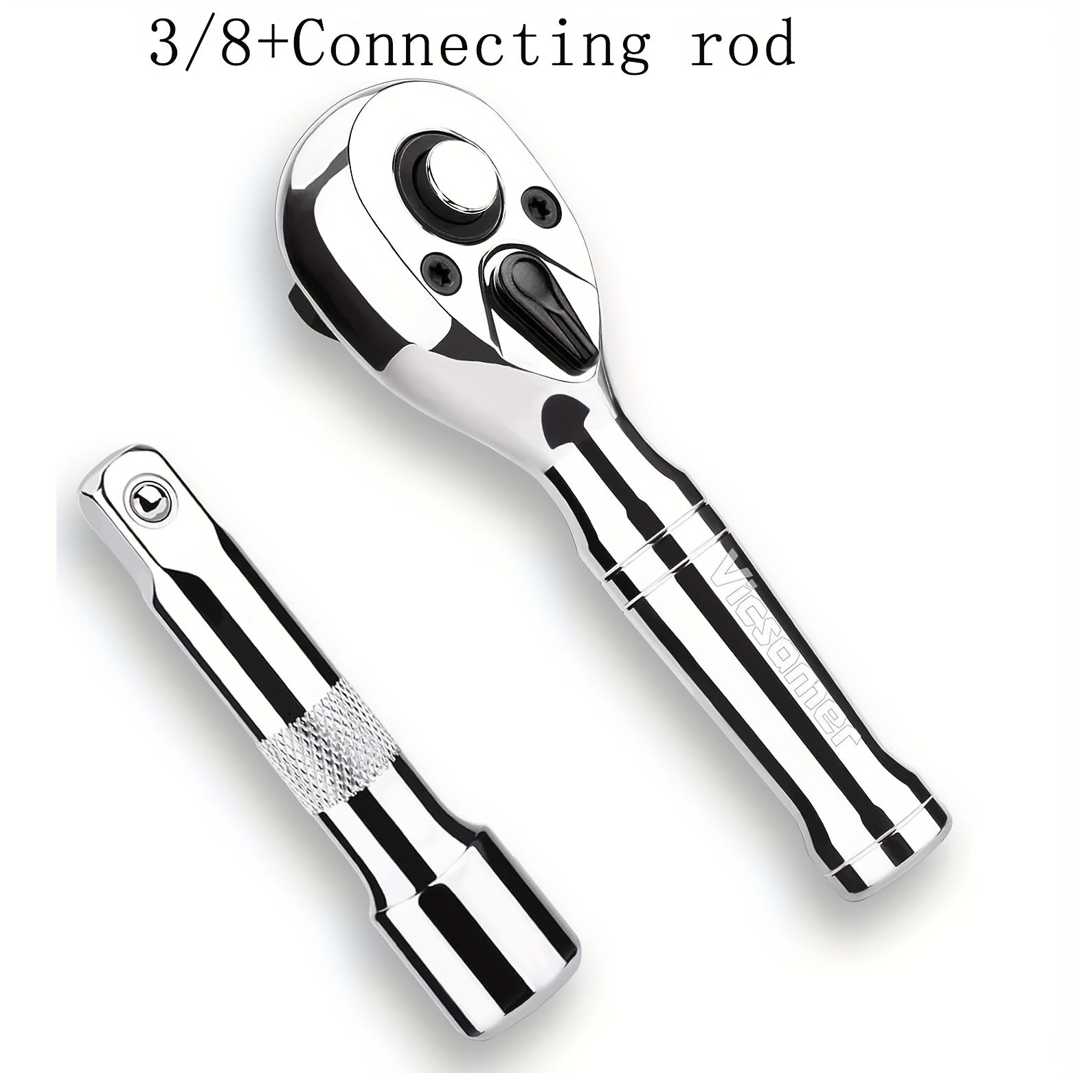 Универсальный инструмент для фиксации, автосервисный трещоточный ключ с 72 зубцами и быстросъемным держателем