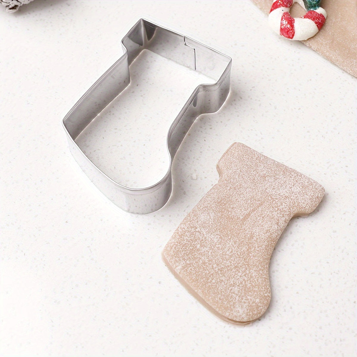 12-Piece Stainless Steel Christmas Cookie Cutter Set for Holiday Baking