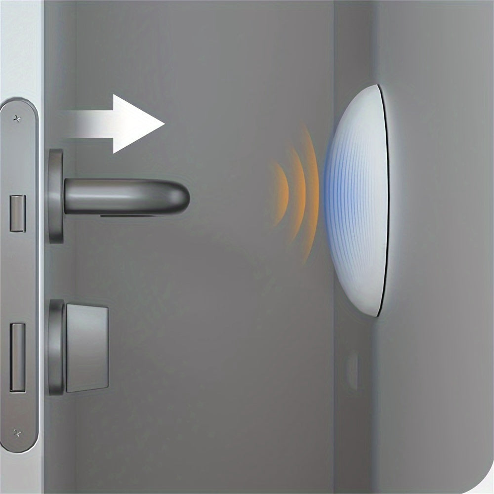 Silicone Door Stopper Pads Set of 5 White Grey Black Shockproof Quiet Protection