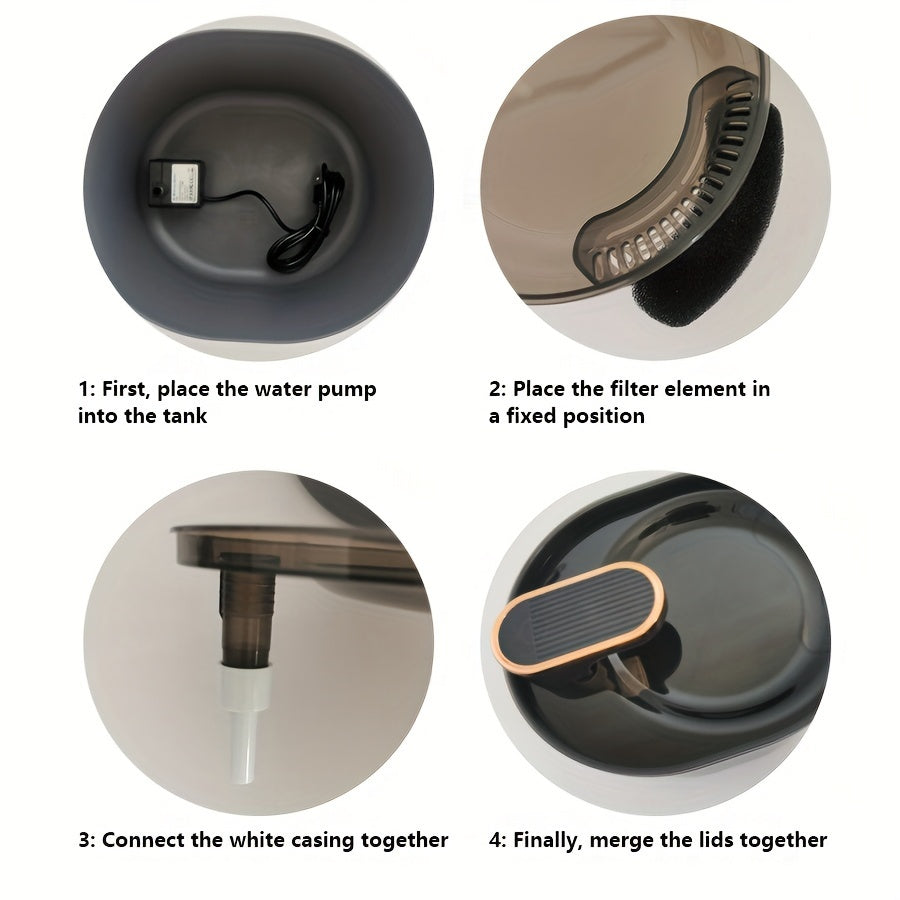 Водонепроницаемый внутренний автомат для воды для домашних животных для маленьких и средних кошек и собак