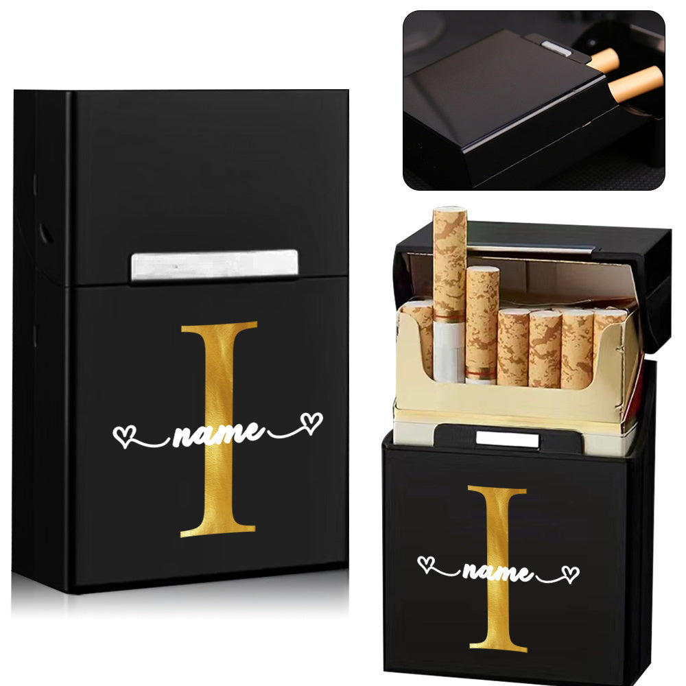 Personalized Metal Cigarette Case Water-Resistant Travel Organizer for Men