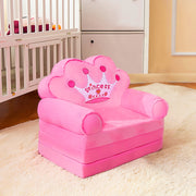 Foldable Princess Themed Sofa Bed Ergonomic Design No Electricity Mixed Color Storage Under 3.2 Cu Ft
