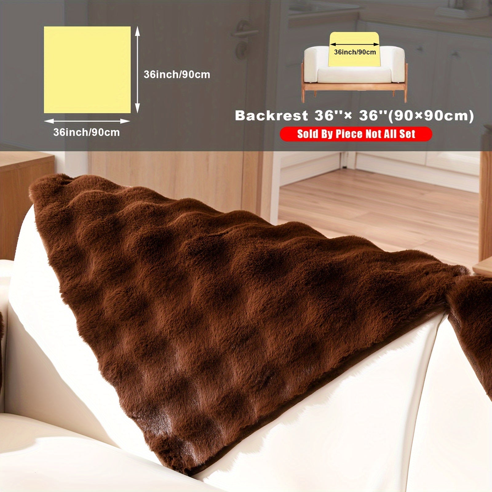 Накидка на диван из флиса для 2-4 местных диванов в 8 цветах, моющаяся в машине, дружелюбная к питомцам, современный дизайн