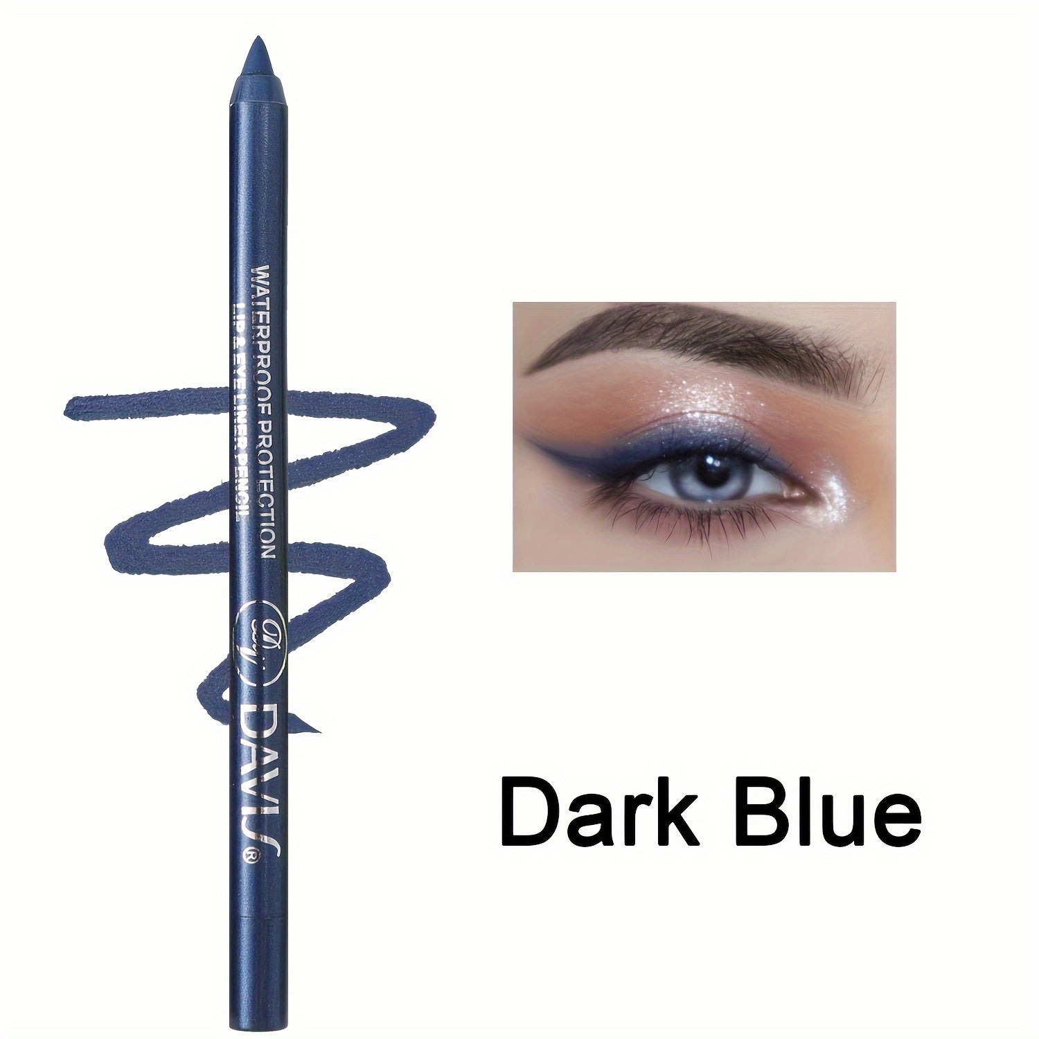 Women Long-Lasting Smooth Glide Eyeliner Pencil Colorful Eye Makeup