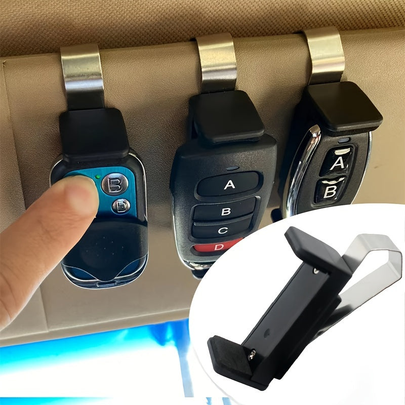 Car Sun Visor Clip Plastic Remote Control Holder for Vehicle Storage