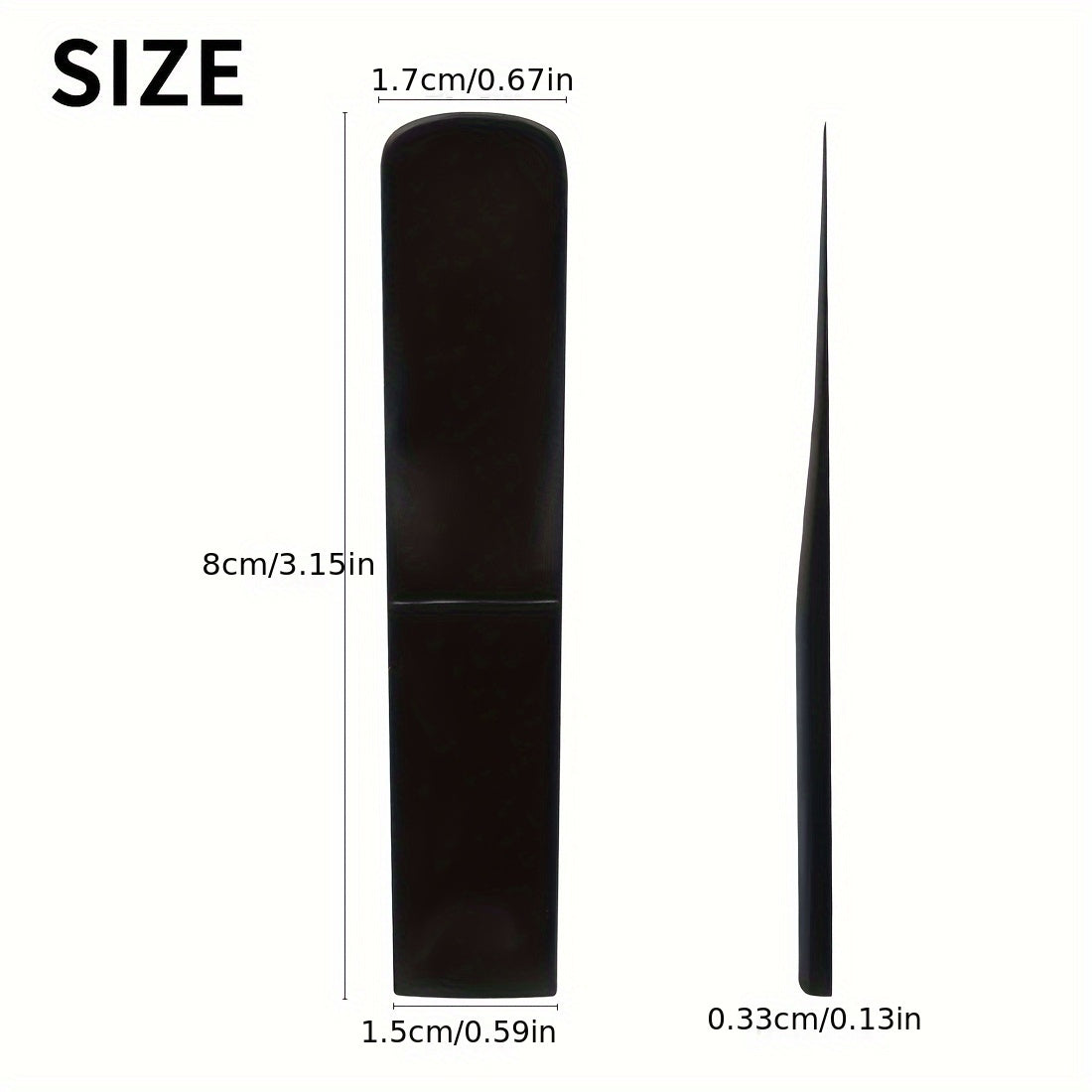 Alto Saxofon Reeds Premium Plastik 2.5 O'lchamli Resonant Aksesuarlar