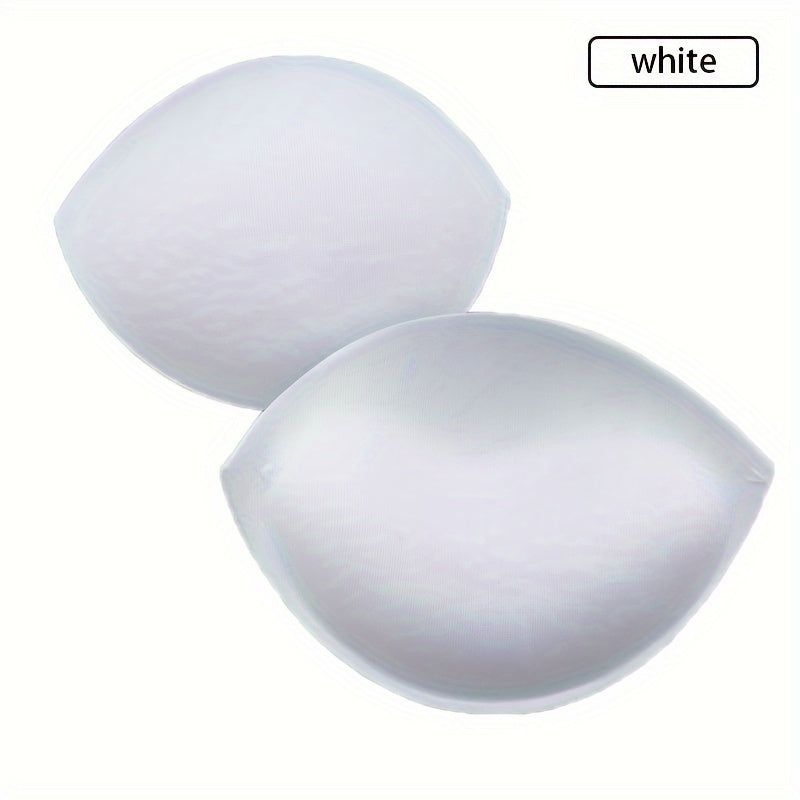 Triangle Chest Pads for Sports Bras Supportive Bust Enhancing Polyester Solid Color