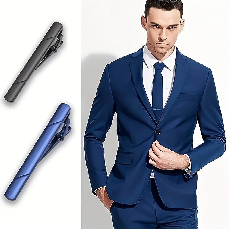 Набор из 3/6 серебряных зажимов для галстука для мужчин, свадебные деловые аксессуары