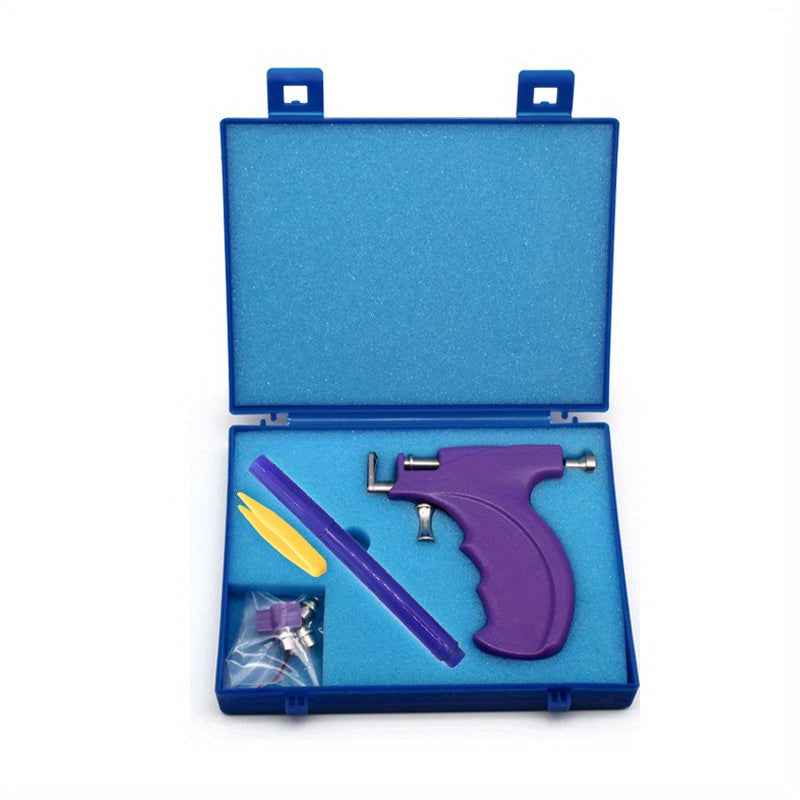 Professional Ear Piercing Kit with Piercing Gun and Studs for Salons and Home Use