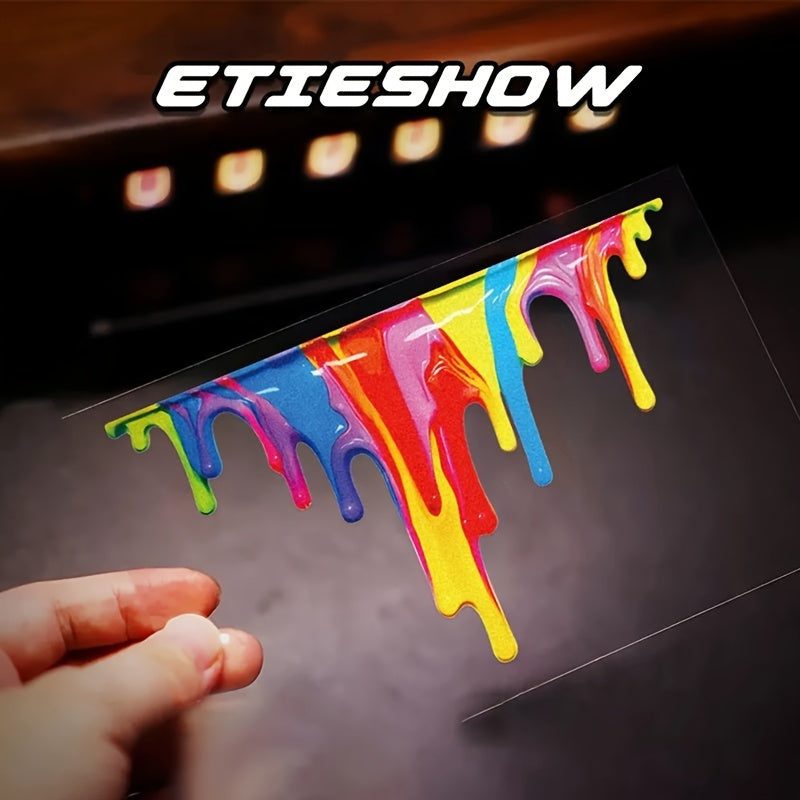 Car Vinyl Decal Waterproof Paint Drip Scratch Cover Motorcycle eBike Body Sticker