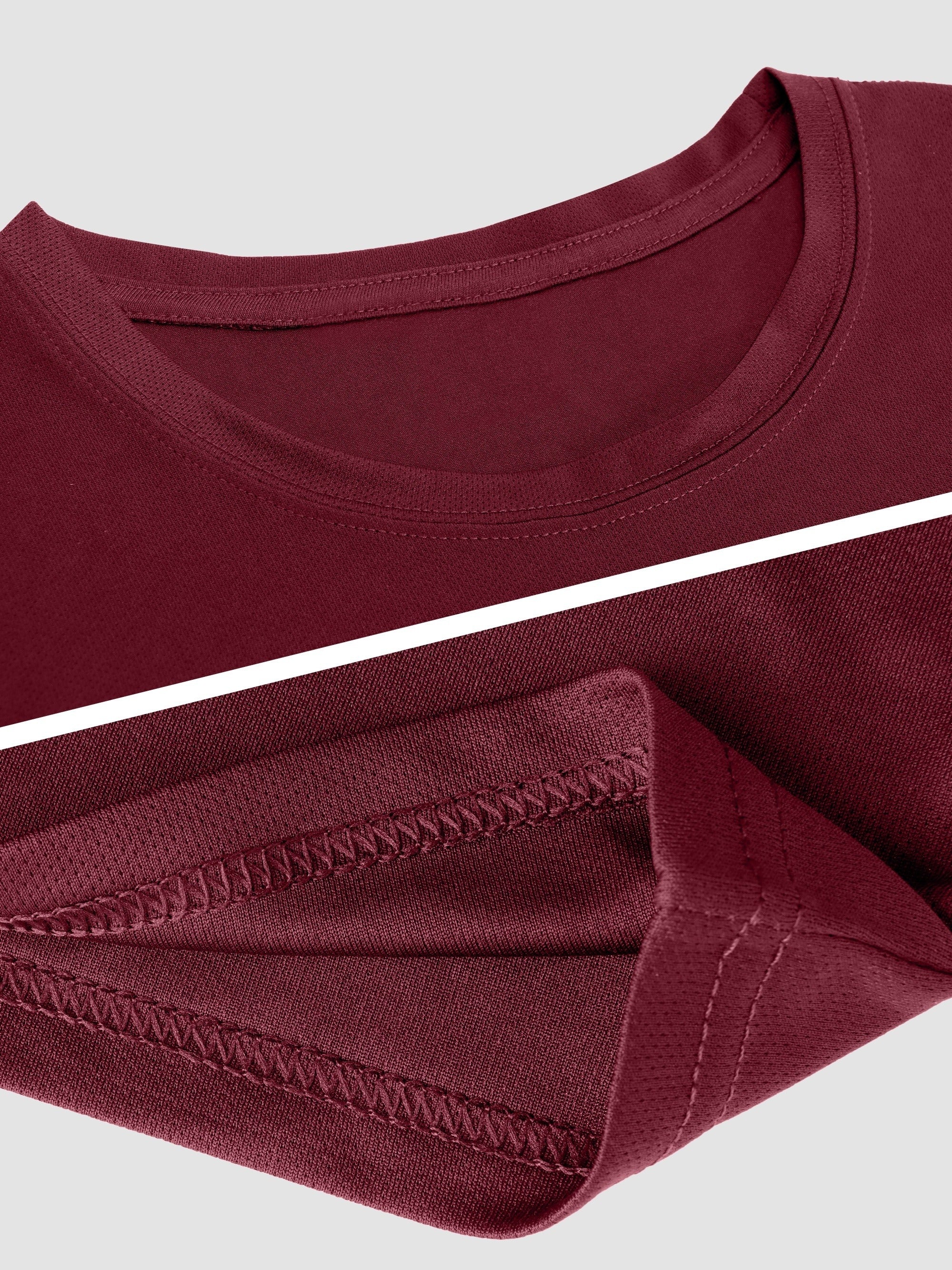 Plus Size Men's 5-Pack Sports Casual Quick Dry Breathable Running T-Shirts