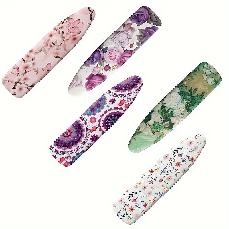 Standard Size Ironing Board Cover and Pad with Floral Design, Heat Reflective, Stain Resistant
