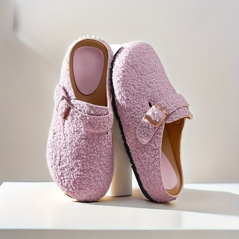 Women's Casual Outdoor Slip-On Shoes Lightweight EVA PU Sole Solid Color