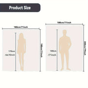 Suv o'tkazmaydigan bukadigan dush pardasi, mato mato mato, ho'l va quruq ajratish, C-tipi ganchlar