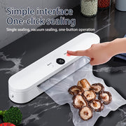 European Vacuum Sealer Machine with Digital Display for Wet and Dry Foods Compact 220V