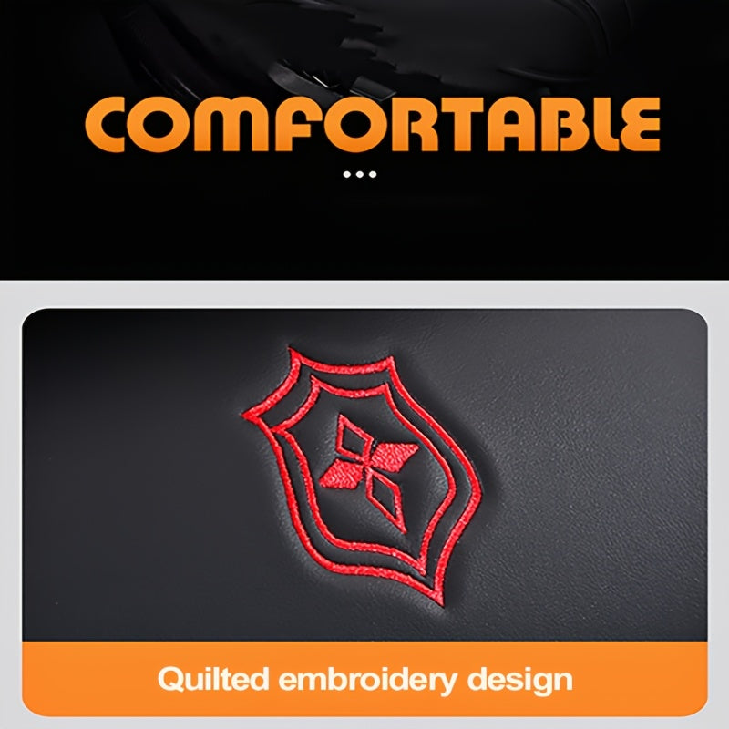 Полные чехлы на автомобильные сиденья для седанов и внедорожников на 5 мест Искусственная кожа Устойчивая к пятнам Легко очищается