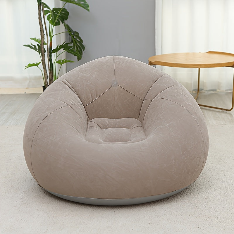 Large PVC Inflatable Sofa Chair Foldable Indoor Outdoor Relaxing Bean Bag Seat