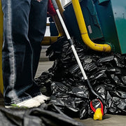 Aqlli Yorug'likka Hissiy Axlat Qisqichi: Tashqi va Ichki Foydalanish Uchun Uzoq Tutqichli Alyuminiy Qotishma Axlat Olib Qo'yuvchi