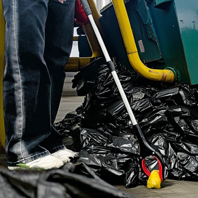 Aqlli Yorug'likka Hissiy Axlat Qisqichi: Tashqi va Ichki Foydalanish Uchun Uzoq Tutqichli Alyuminiy Qotishma Axlat Olib Qo'yuvchi