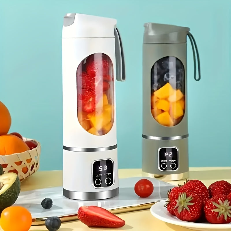 Mini Blender and Juicer with 3-Speed Control Digital Display 1L Capacity
