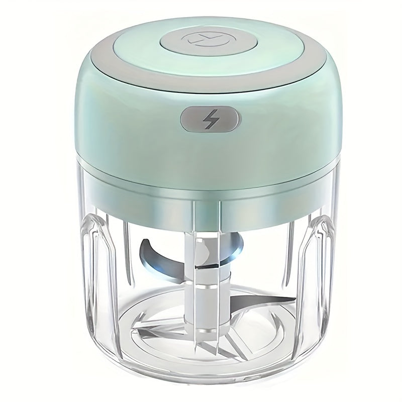 Wireless Garlic Grinder Mini Electric Food Chopper 250ml Portable USB Rechargeable