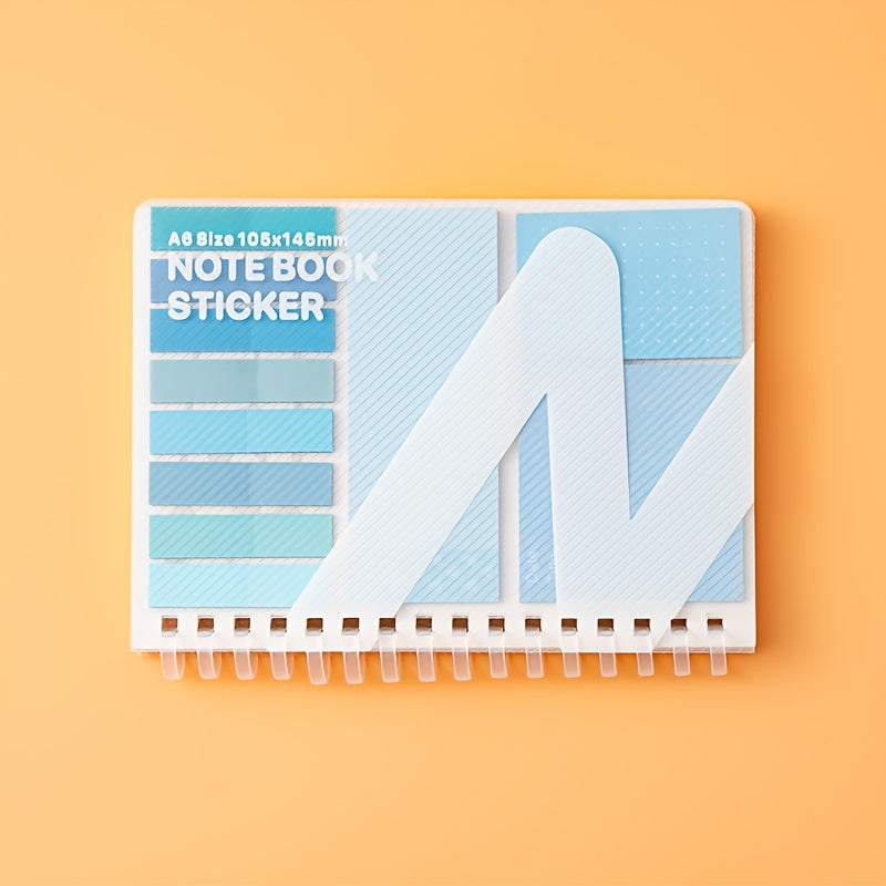 A6 Yumshoq Loop Buckle Notebook sticky notes bilan ofis va o'qish uchun chiroyli dizayn