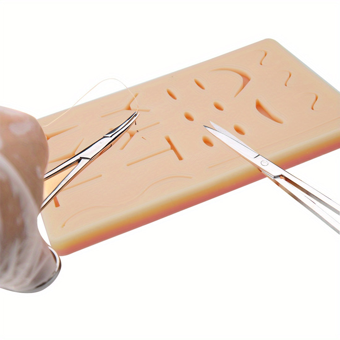 Nursing Student Suture Practice Kit Metal All-in-One Training Set