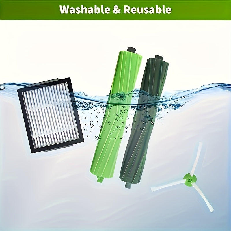 Vacuum Robot Replacement Parts Kit Includes Brushes Filters Bags for I and J Plus