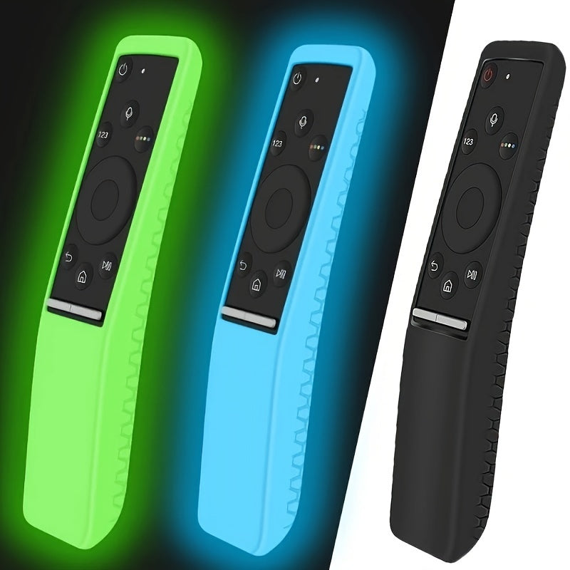 Funda protectora de silicona para el mando a distancia Samsung Smart TV BN59 Serie, funda a prueba de golpes y que brilla en la oscuridad
