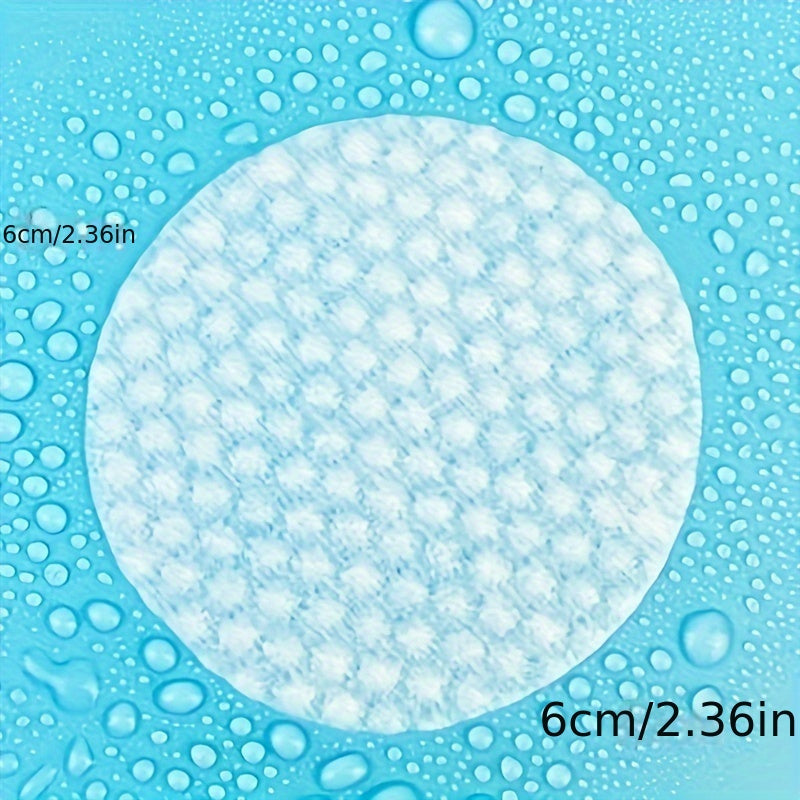 Discos grandes de tela para eliminar maquillaje, 80 g, 6 cm de diámetro, 500 piezas, patrón de perlas