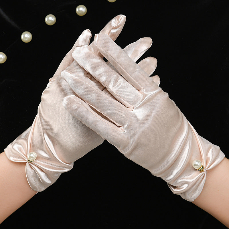 Satin Gloves for Weddings Formal Events Party Cosplay Bridal Accessories