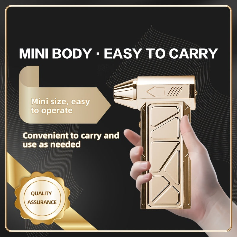 Portable Multipurpose Turbofan Fan with 11000 RPM Fast Wind Rechargeable USB