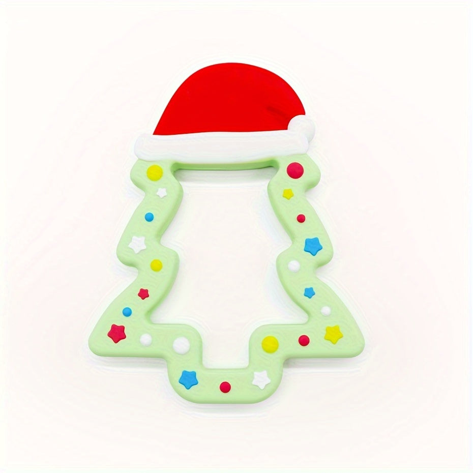 Kids Christmas Tree Teether Food-Grade Silicone Holiday Gift