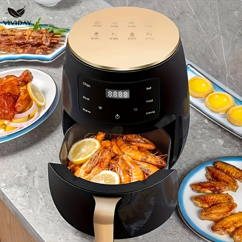 4.5L Air Fryer Oil-Free Electric Fryer Baking Machine Digital Controls