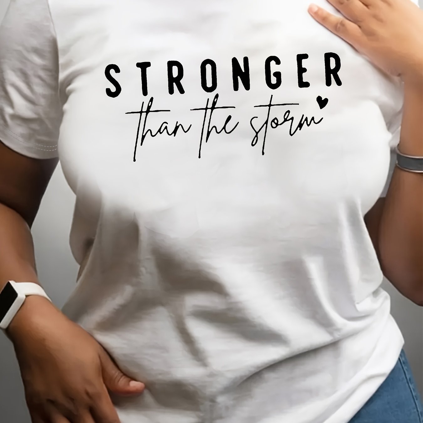 Plus Size Women’s Sports T-Shirt Polyester Breathable All-Season Casual