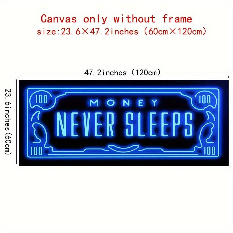 Modern Abstract Art Posters Canvas Wall Art Blue for Living Room Bedroom Indoor