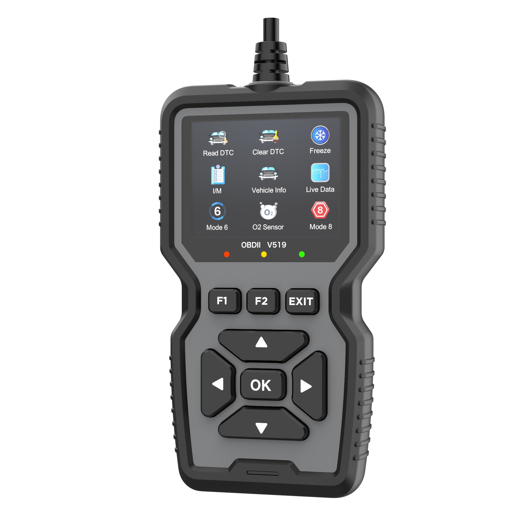 OBD2 Диагностический сканер USB для автомобиля, считыватель кодов ошибок двигателя, тестер аккумулятора, поддержка 10 языков