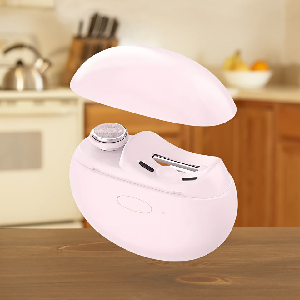 USB orqali zaryadlanadigan litiy polimer batareyali elektr tirnoq kesgichi, manikur, tirnoq faylini, polirovka qilish, shakllantirish uchun mukammal va sovg'a sifatida.