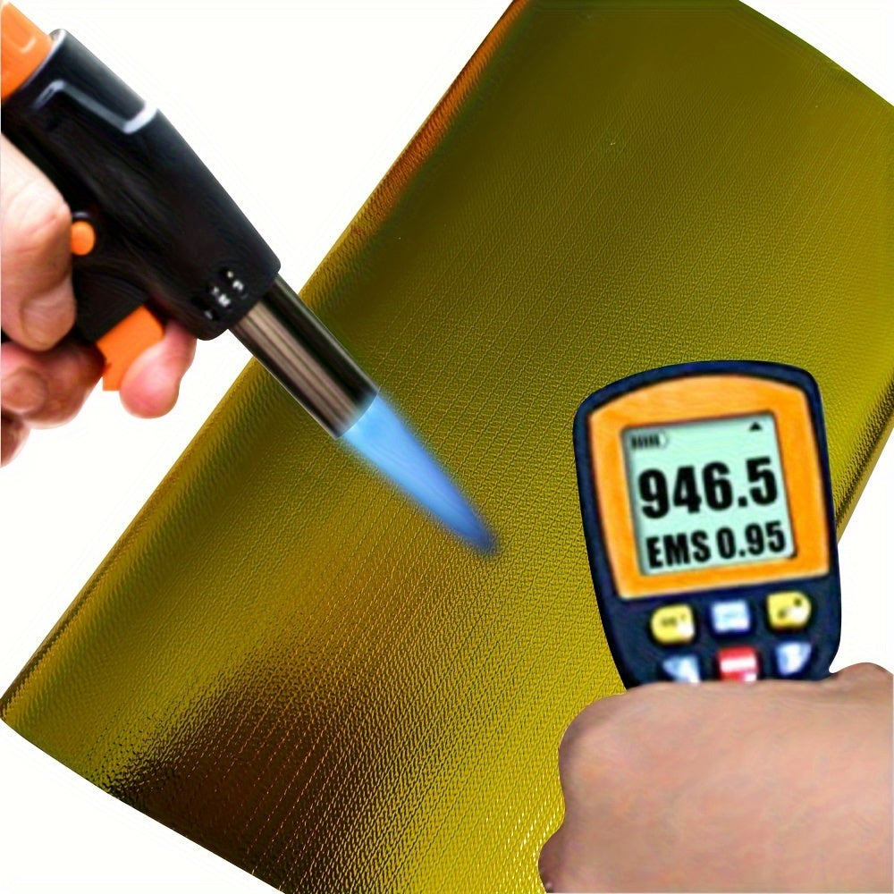 Heat Shield Wrap Self-Adhesive Thermal Insulation for Automotive Heat Resistant Golden Fiberglass