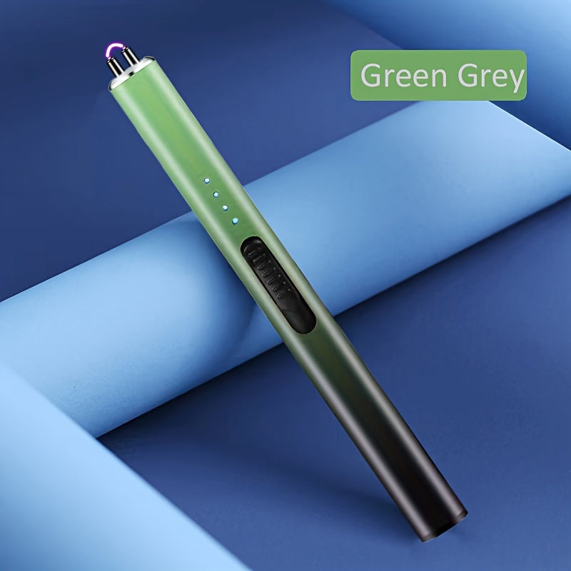 Gradient Color Arc Lighter USB Rechargeable Electric Candle Gas Stove