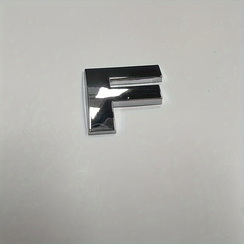 Metall avtomobil logotipi bagaj stikerlari uchun dvigatel quvvati raqami plitasi bezaklari