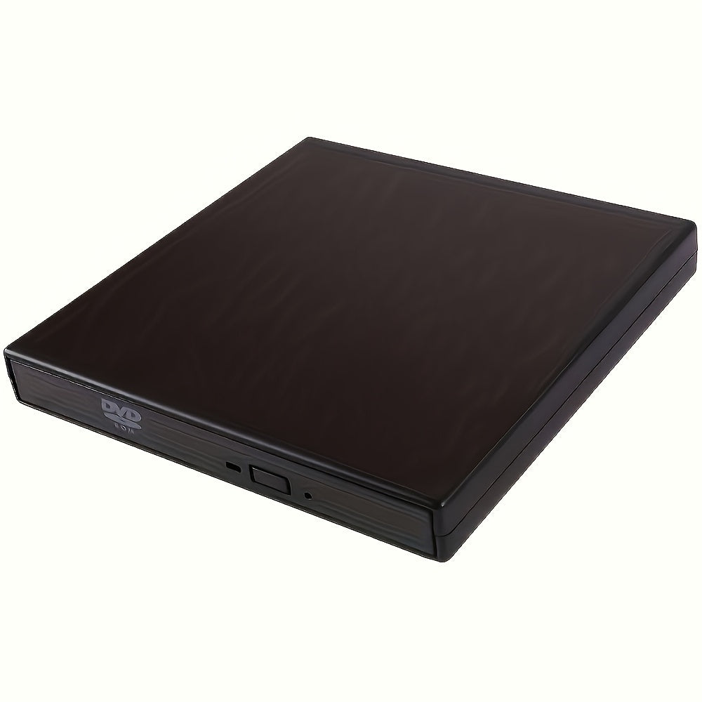 Portable External CD DVD Drive for Laptops and Desktop Computers with Storage Bag