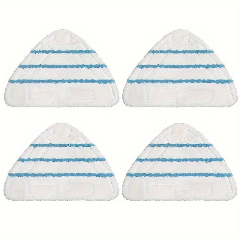 Set of 4 Microfiber Steam Mop Pads for Floor Cleaning Washable Replacement Covers