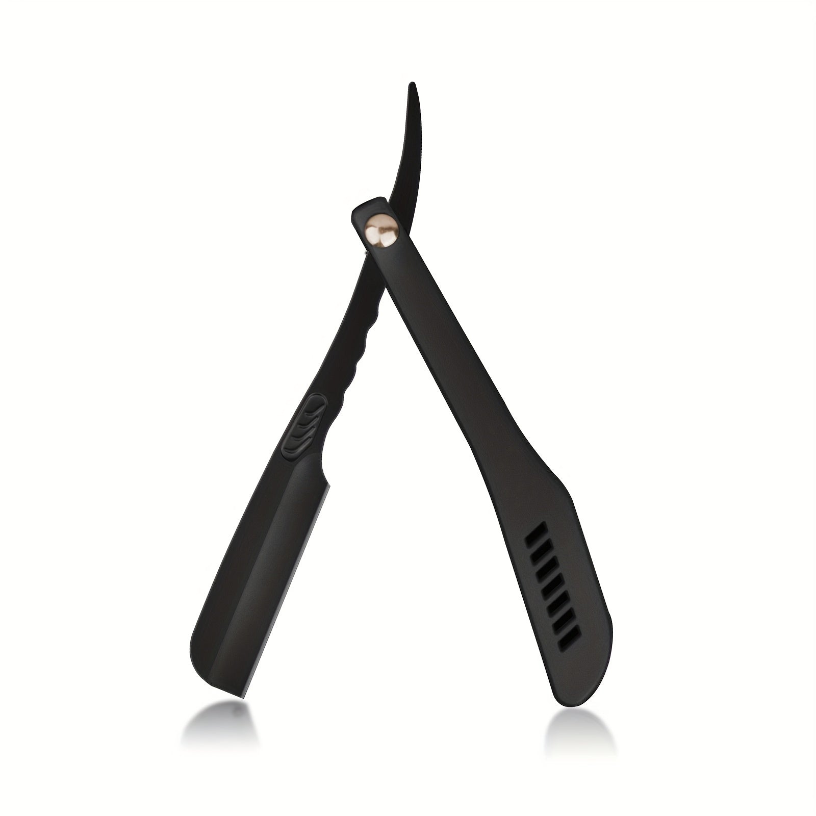 Herramienta de afeitado manual retro con hoja reemplazable para barba plegable para hombre